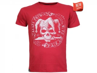 Yakuza Premium Pánské tričko Pain and Gain Los Angeles 3900 - červené