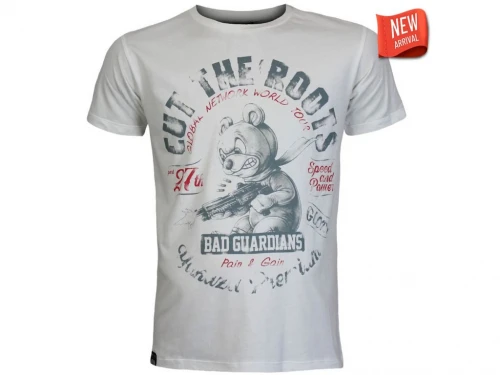 Yakuza Premium Pánské tričko Cut the Roots, Bad Guardians 3914 - bílé
