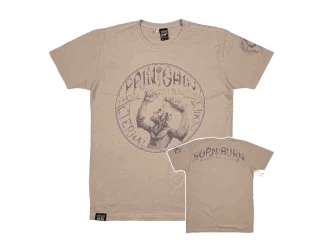 Yakuza Premium Pánské tričko Pain and Gain, Born to Burn 3918 - světle růžové