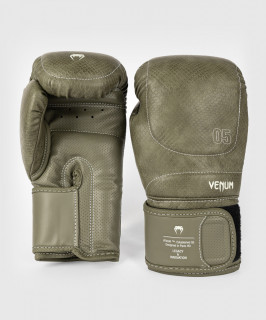 Boxerské rukavice VENUM Impact Evo Scales - army zelené