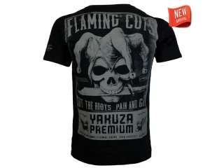 Yakuza Premium Pánské tričko Flaming Cuts, Los Angeles 3916 - černé