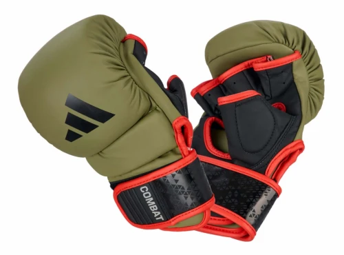 MMA Sparring rukavice ADIDAS Combat 50 adiC50GG - zeleno/černé