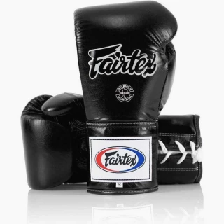 Šněrovací boxerské rukavice Fairtex BGL6 černé