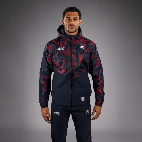 Pánská Mikina UFC Fusion by Venum Authentic Fight Night Men’s Walkout - černo/červená