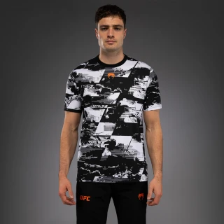 Pánské triko VENUM UFC Zenith by Venum Authentic Fight Week - bílo/černé