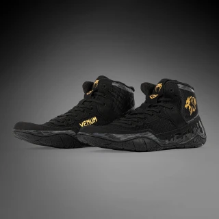 Venum Boty Wrestling x Chimaev Wild Borz- černo/šedé