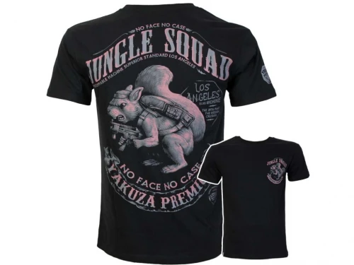 Yakuza Premium Pánské tričko Selection YPS 4011, Jungle Squad - černé