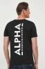 Další: Alpha Industries Pánské tričko Backprint - černé