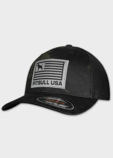 Pánská kšiltovka PitBull West Coast Full Cap USA - černo/černá