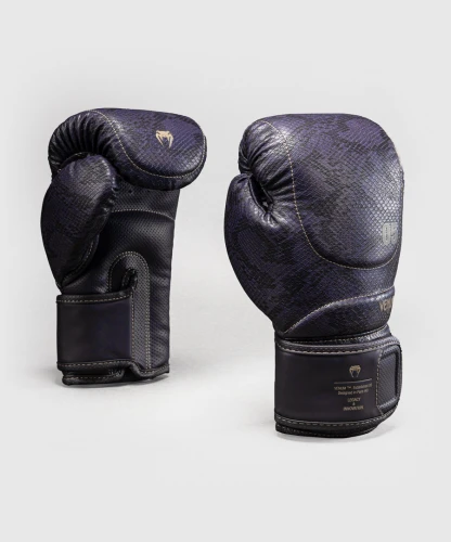 Boxerské rukavice VENUM Impact Evo Scales - dark purple