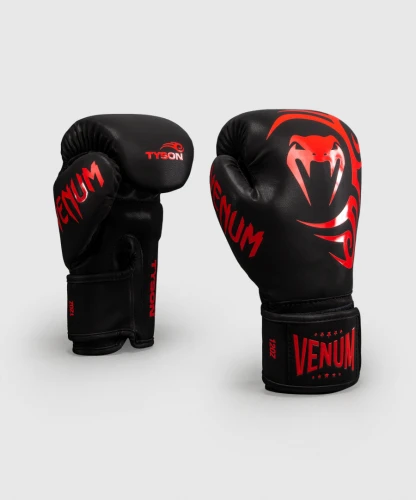 Boxerské rukavice VENUM Mike Tyson Replica - Black/Red