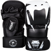 MMA rukavice Venum  Impact - černá/bílé logo Velikost: L/XL