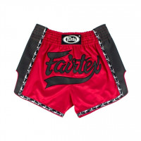 Fairtex Muay Thai šortky BS1703 Red/Black