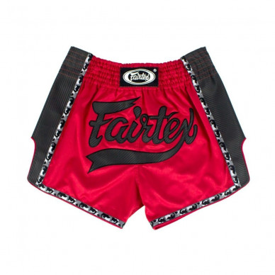 Fairtex Muay Thai šortky BS1703 Red/Black