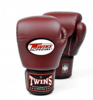 Boxerské rukavice TWINS - burgundy