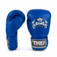 Top King Boxing Top King kožené boxerské rukavice Super - modrá