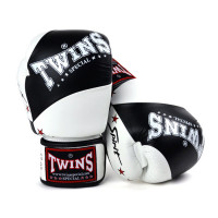 Boxerské rukavice TWINS Spirit - černá/bílá