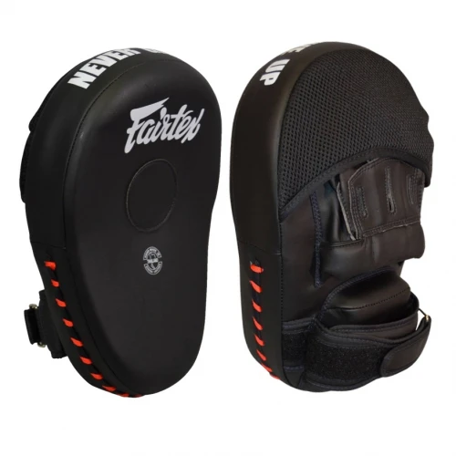 Fairtex velké boxerské lapy - syntetická kůže - černá barva