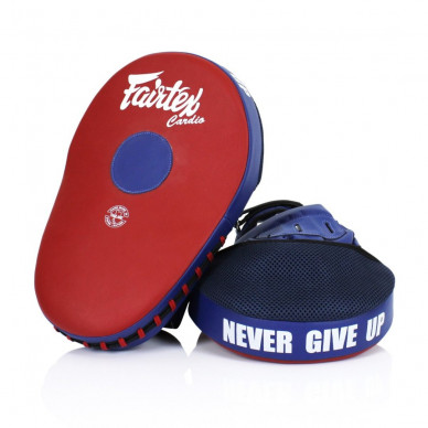 Fairtex velké  boxerské lapy - syntetická kůže - modrá