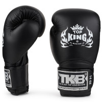 Top King Boxing Top King kožené boxerské rukavice Super AIR  - černá