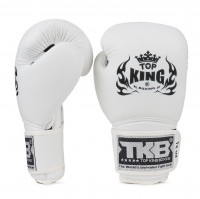 Top King Boxing Top King kožené boxerské rukavice SUPER - bílá