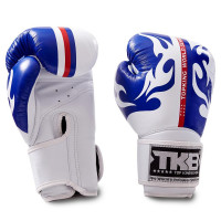Top King Boxing Top King kožené boxerské rukavice SUPER World Series - modrá
