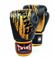 Boxerské rukavice TWINS FBGVL3-TW3 - černá/zlatá
