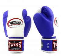 Boxerské rukavice TWINS BGVL7 - bílá/modrá