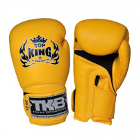 Top King Boxing Top King kožené boxerské rukavice Super AIR  - žlutá