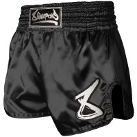 8 WEAPONS Muay Thai trenky Strike - černá/stříbrná