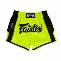 Fairtex trenky na Thajský box - NEON zelené velikosti: M