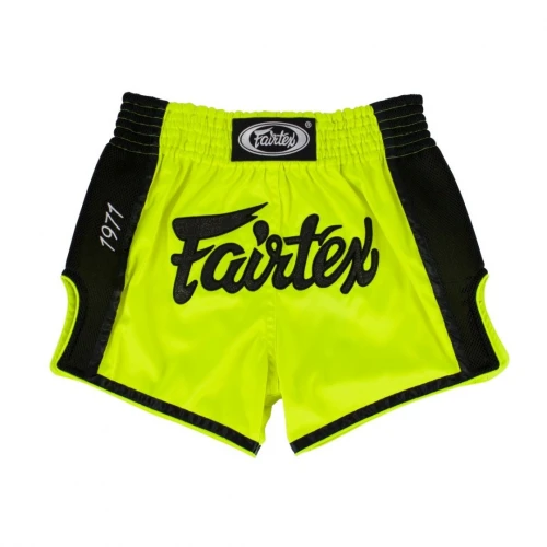 Fairtex trenky na Thajský box - NEON zelené
