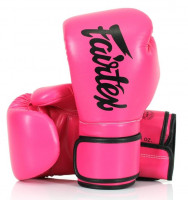 Boxerské rukavice Fairtex BGV14 - růžová/černá