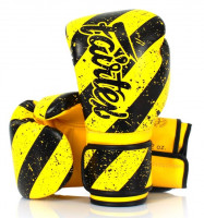 Boxerské rukavice Fairtex BGV14 - žlutá/černá