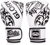 Boxerské rukavice Fairtex Glory BGVG2 - bílá barva