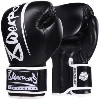8 Weapons boxerské rukavice UNLIMITED - černá/bílá