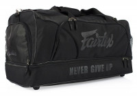 Velká taška Fairtex NEVER GIVE UP - černá