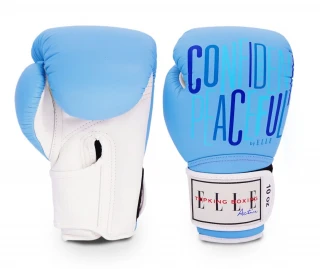 Top King Boxing Top King a Elle Active boxerské rukavice Confidence -modrá/bílá