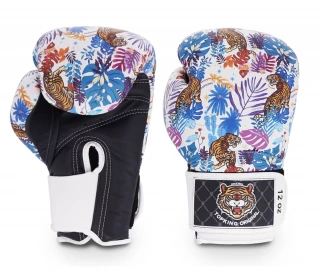 Top King Boxing Top King  boxerské rukavice Wild Tiger King TKBGWT - bílá/černá