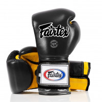 Fairtex boxerské rukavice BGV9 Heavy Hitters – Mexican Style - černá/žlutá