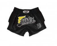 Fairtex Trenky na Thajský box - černá barva/žluté