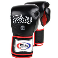 Boxerské rukavice Fairtex BGV5 Super Sparring - černá barva