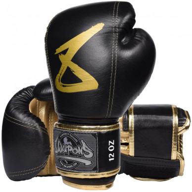 Boxerské rukavice 8 Weapons Big 8 Premium - černá/zlatá