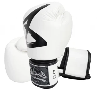 Boxerské rukavice 8 Weapons, BIG 8 Premium, bílé
