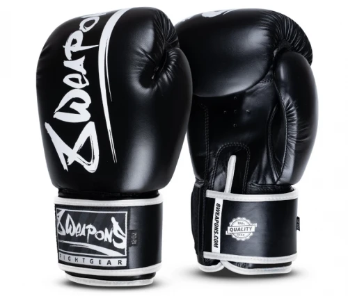 Boxerské rukavice 8 WEAPONS, Unlimited 2.0, černé a bílé