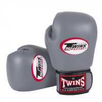 Boxerské rukavice TWINS BGVL-3-GREY šedá barva