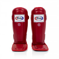 Chrániče holení na thajský box Fairtex SP3 - červená