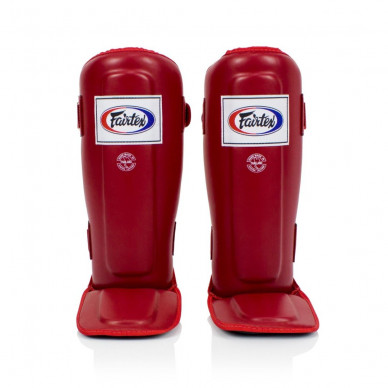 Chrániče holení na thajský box Fairtex SP3 - červená