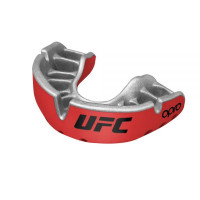 OPRO Gold UFC chrániče zubů - červená/stříbrná barva