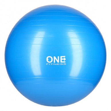 Gymnastický míč ONE Fitness Gym Ball 10 modrý, 55 cm